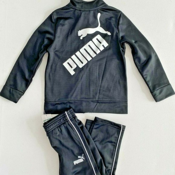 PUMA Track Jacket & Pants Set Black - Picture 2 of 2